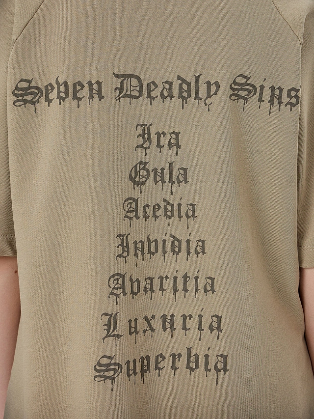 Комплект мужской коричневый: футболка и шорты - 4