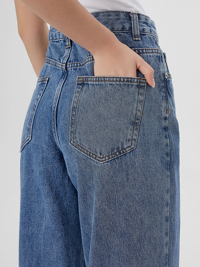 Джинсы женские синие - 8