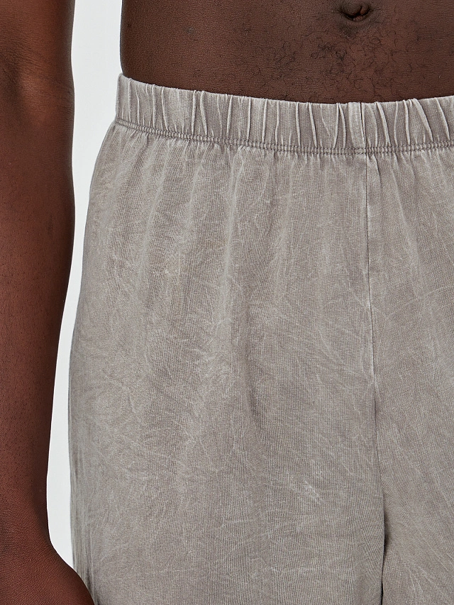 Комплект домашний мужской серый с принтом - 7