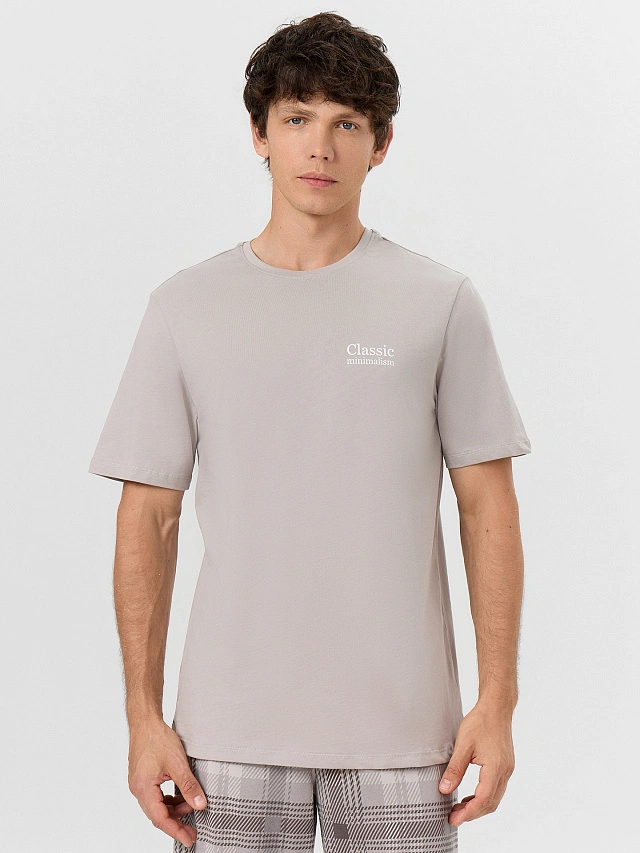 Комплект мужской домашний серый - 4