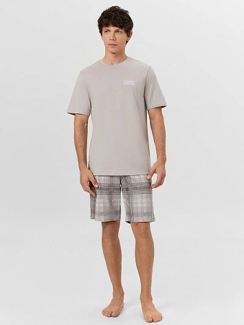 Комплект мужской домашний серый