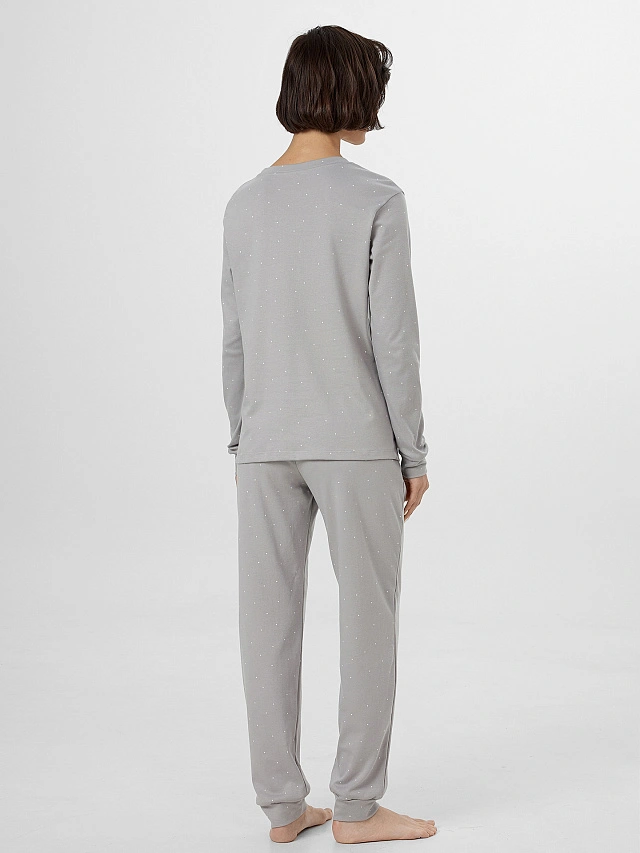 Комплект женский домашний серый с надписью "Take a break" - 4