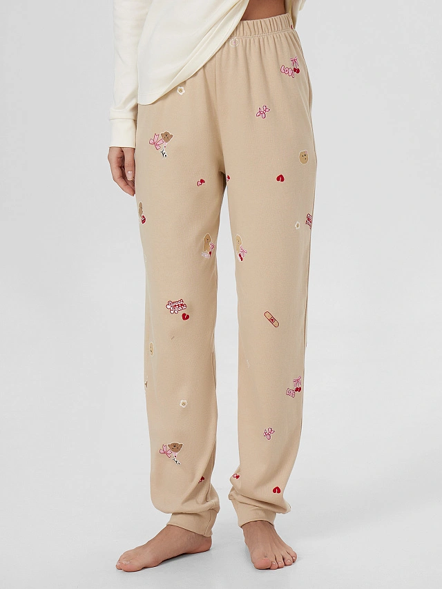 Комплект домашний женский с надписью "Sweet angel" - 6