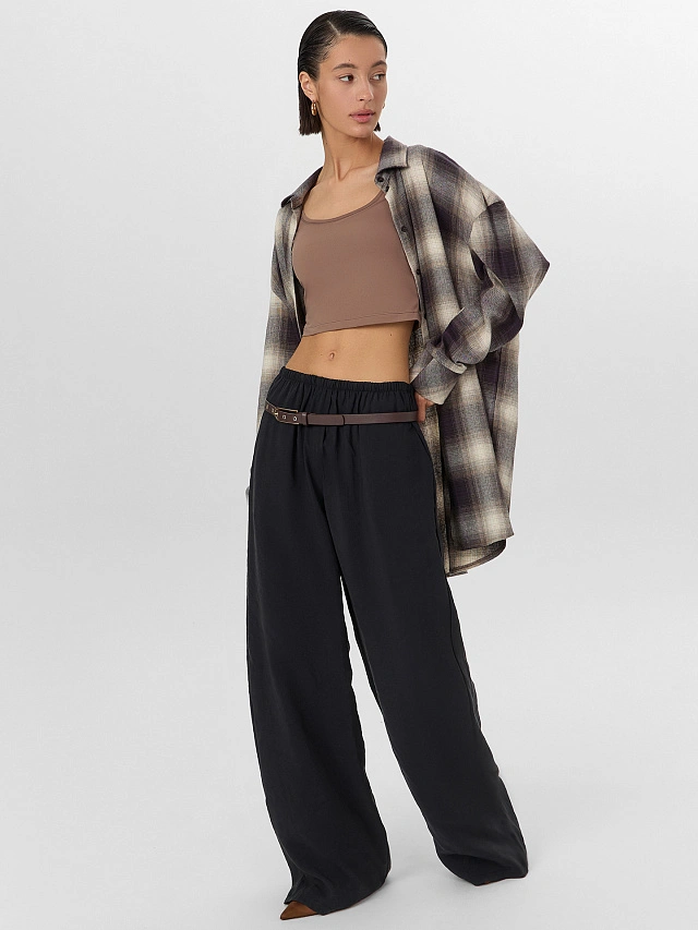 Брюки женские черные - 6