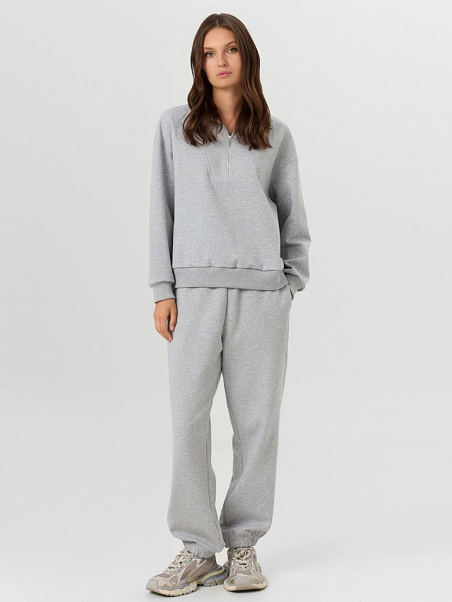 Брюки женские серые - 4