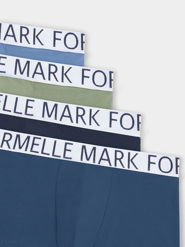 Трусы боксеры мужские в наборе, 4 шт - 3