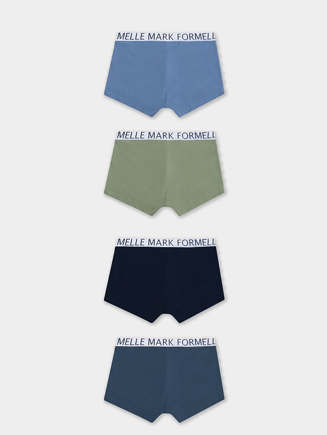 Трусы боксеры мужские в наборе, 4 шт - 11