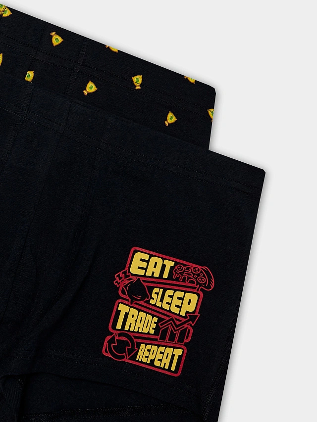 Трусы боксеры мужские в наборе, 2 шт - 2