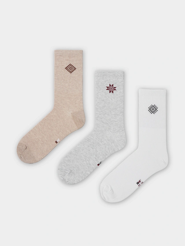 Носки унисекс в наборе, 3 пары - 3