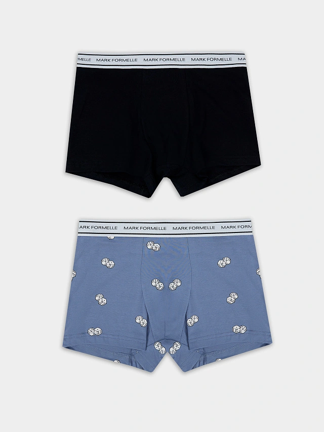 Трусы боксеры мужские в наборе, 2 шт - 10