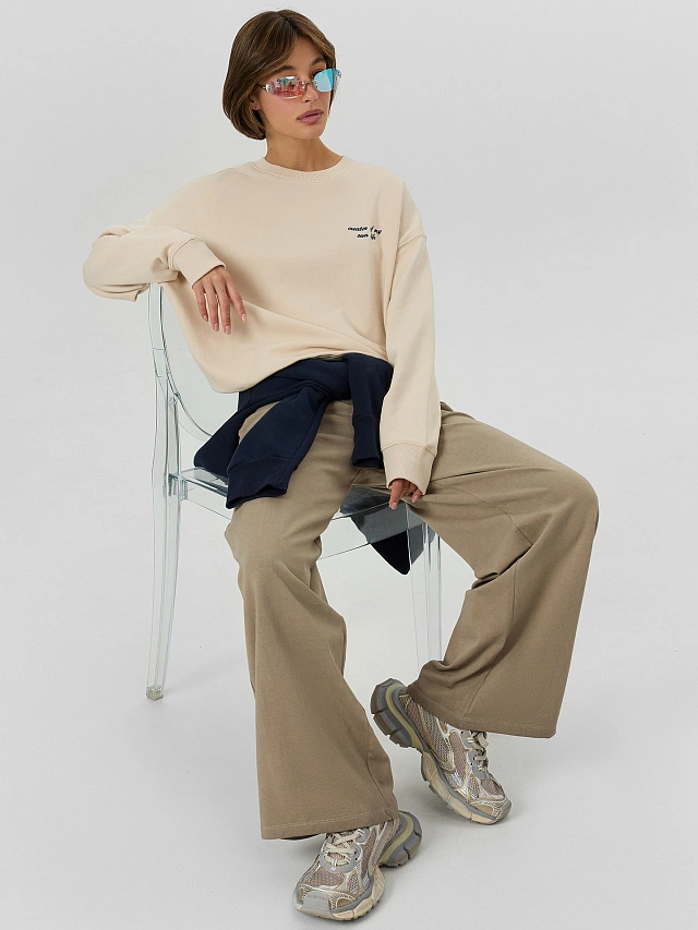 Брюки женские серые с обработкой эйсид - 7