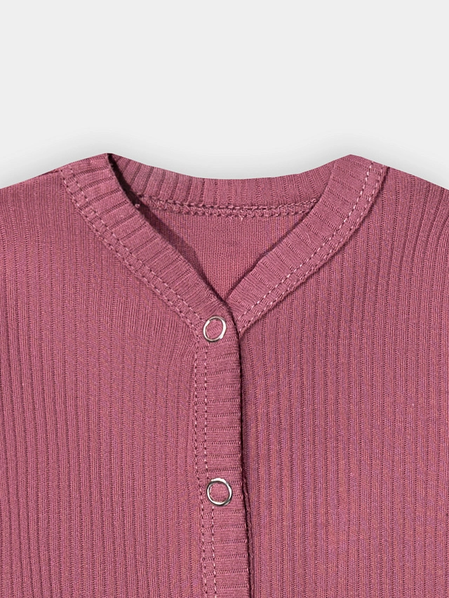 Комбинезон детский розовый - 4