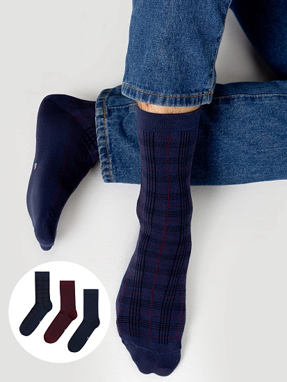 картинка Носки мужские в наборе, 3 пары от магазина мужской одежды Mark Formelle