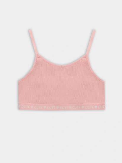 картинка Бюстье для девочек розовое от известного бренда одежды для девочек Mark Formelle