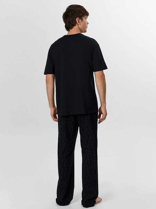 Комплект мужской домашний черный - 3