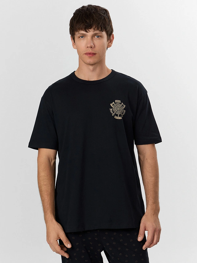 Комплект мужской домашний черный - 4