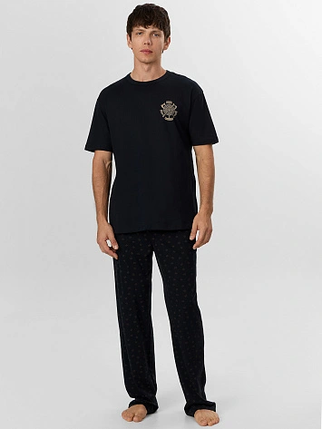 Комплект мужской домашний черный