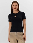 Футболка женская черная