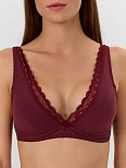 Бюстгальтер женский бордовый