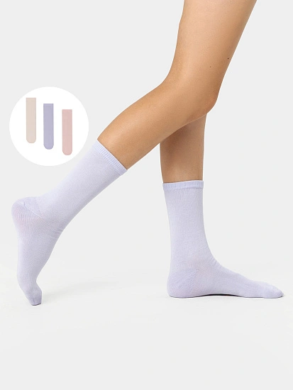 картинка Носки детские в наборе, 3 пары от известного бренда одежды для девочек Mark Formelle