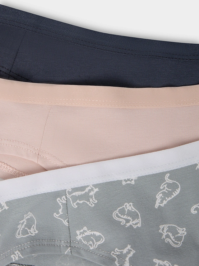 Трусы бразилиана женские в наборе, 3 шт - 2