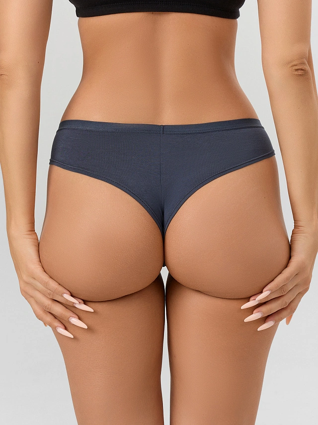 Трусы бразилиана женские в наборе, 3 шт - 5