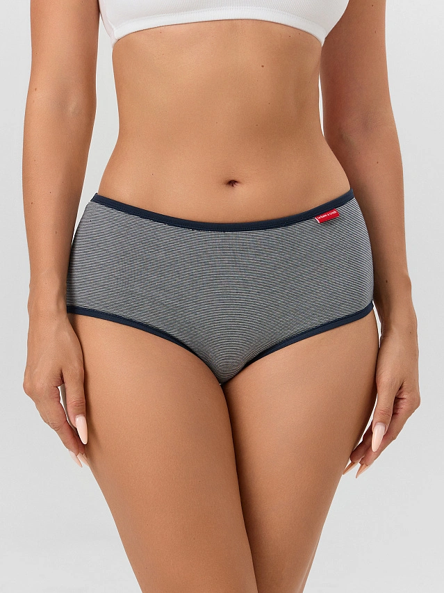 Трусы шорты женские в полоску - 3