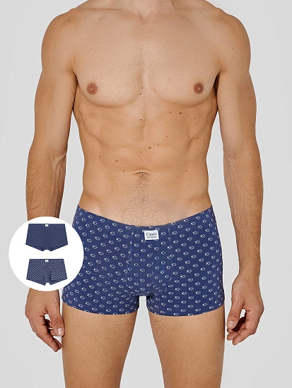 картинка Трусы боксеры мужские в наборе, 2 шт от магазина мужской одежды Mark Formelle