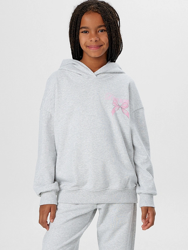 Комплект для девочек серый - 4