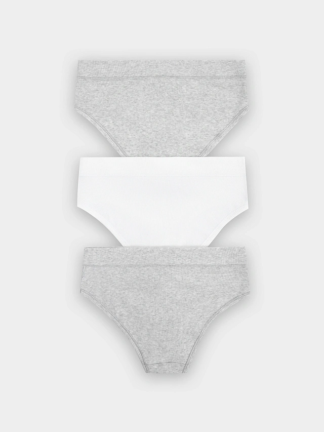 Трусы слипы женские в наборе, 3 шт - 4