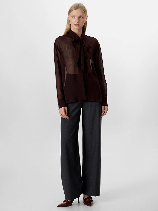 Брюки женские серые - 4