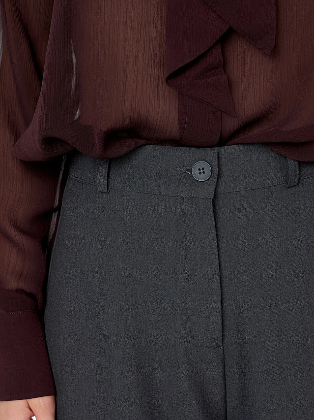 Брюки женские серые - 5