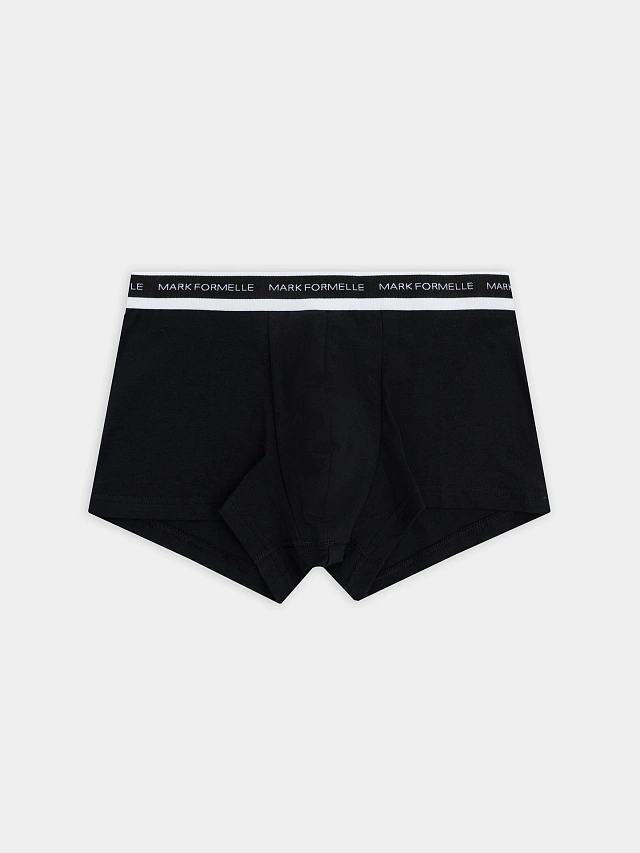 Трусы боксеры мужские черные - 8