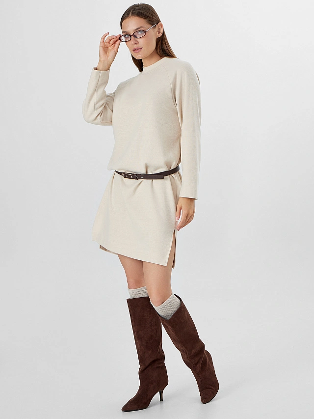 Платье женское бежевое - 5