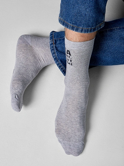 картинка Носки мужские с надписью "Папа не ругает..." от магазина мужской одежды Mark Formelle