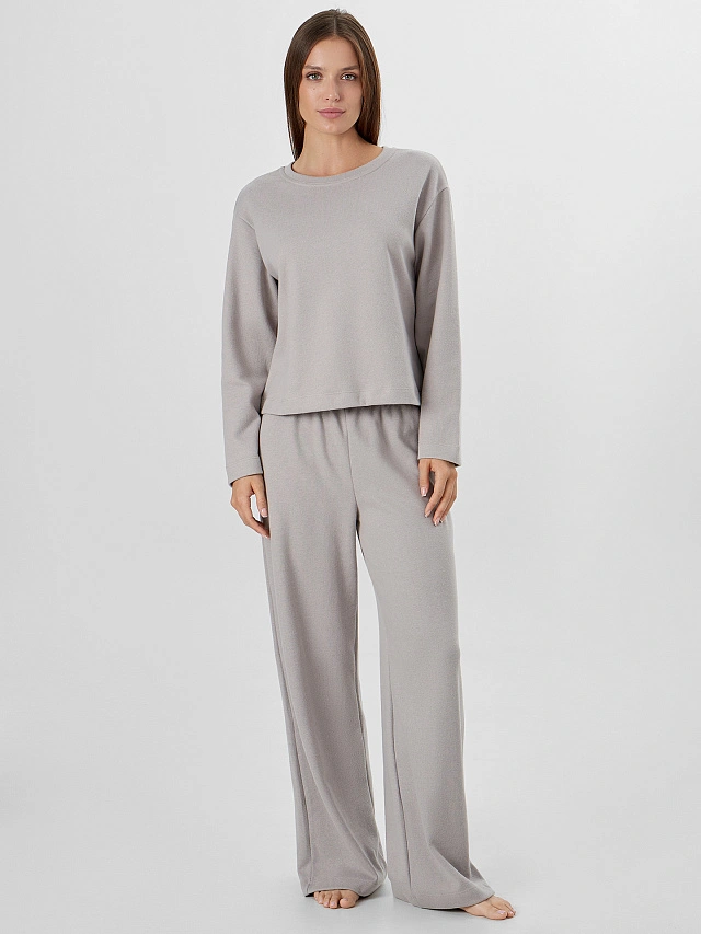 Комплект женский домашний серый - 4