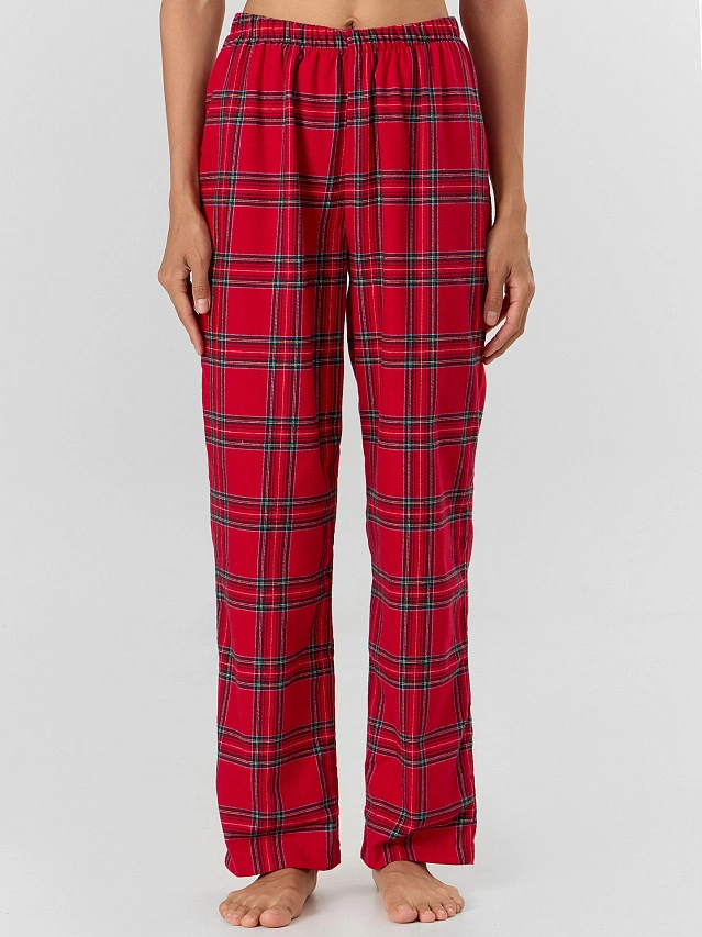 Комплект женский домашний в клетку - 9