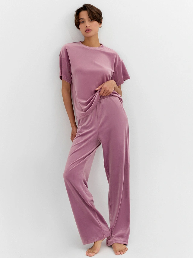 Комплект женский домашний розовый - 8