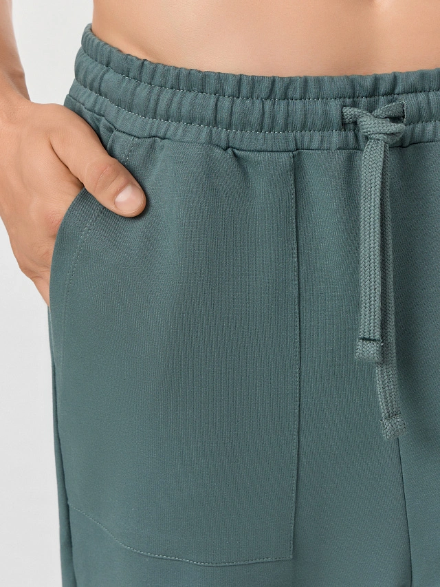 Комплект домашний мужской зеленый - 7