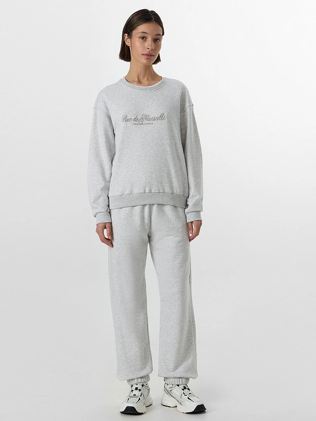 Брюки женские серые - 5