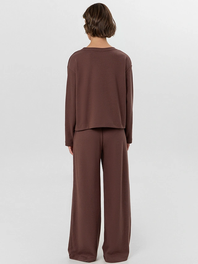 Комплект женский домашний коричневый - 3