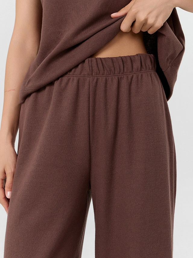 Комплект женский домашний коричневый - 7