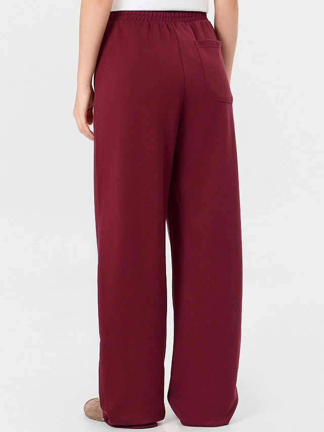 Брюки женские бордовые - 3