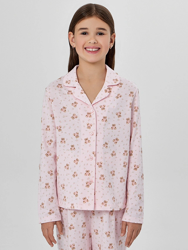 КОМПЛЕКТ ДЛЯ ДЕВОЧЕК (РУБАШКА, БРЮКИ) - 4