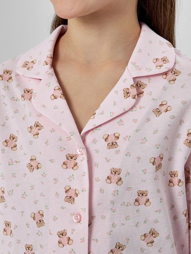 КОМПЛЕКТ ДЛЯ ДЕВОЧЕК (РУБАШКА, БРЮКИ) - 8