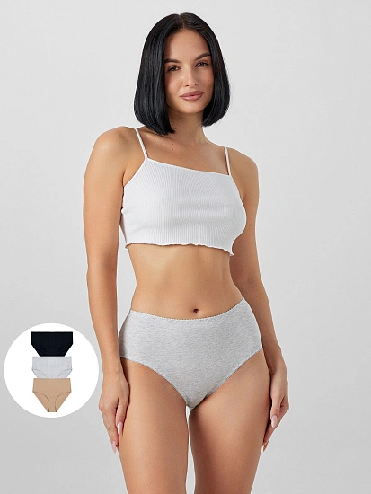 картинка Трусы макси женские в наборе,3 шт от магазина стильной одежды Mark Formelle