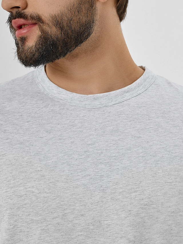 Комплект домашний мужской серый - 9