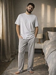 Комплект домашний мужской серый