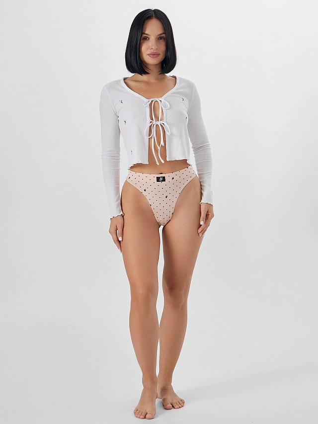 Трусы бразилиана женские в наборе, 3 шт - 7