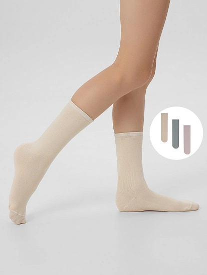 картинка НОСКИ ДЕТСКИЕ (3 пары) от известного бренда одежды для девочек Mark Formelle